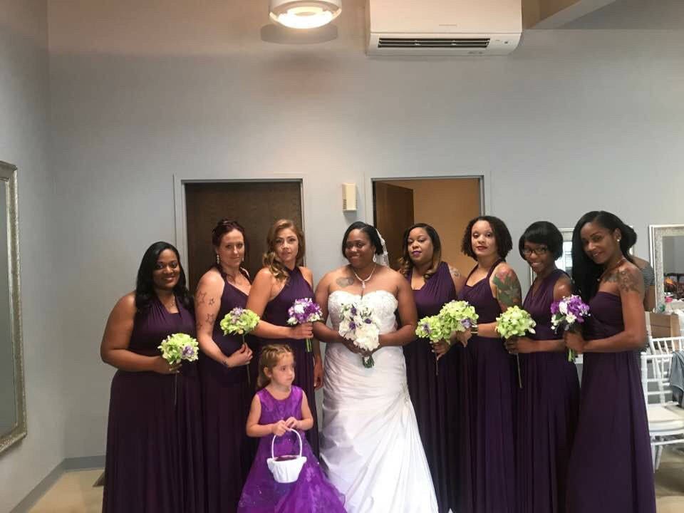 plum maternity bridesmaid dresses Amsale Bridesmaid Dress Tess - Maternity Dress main image 0