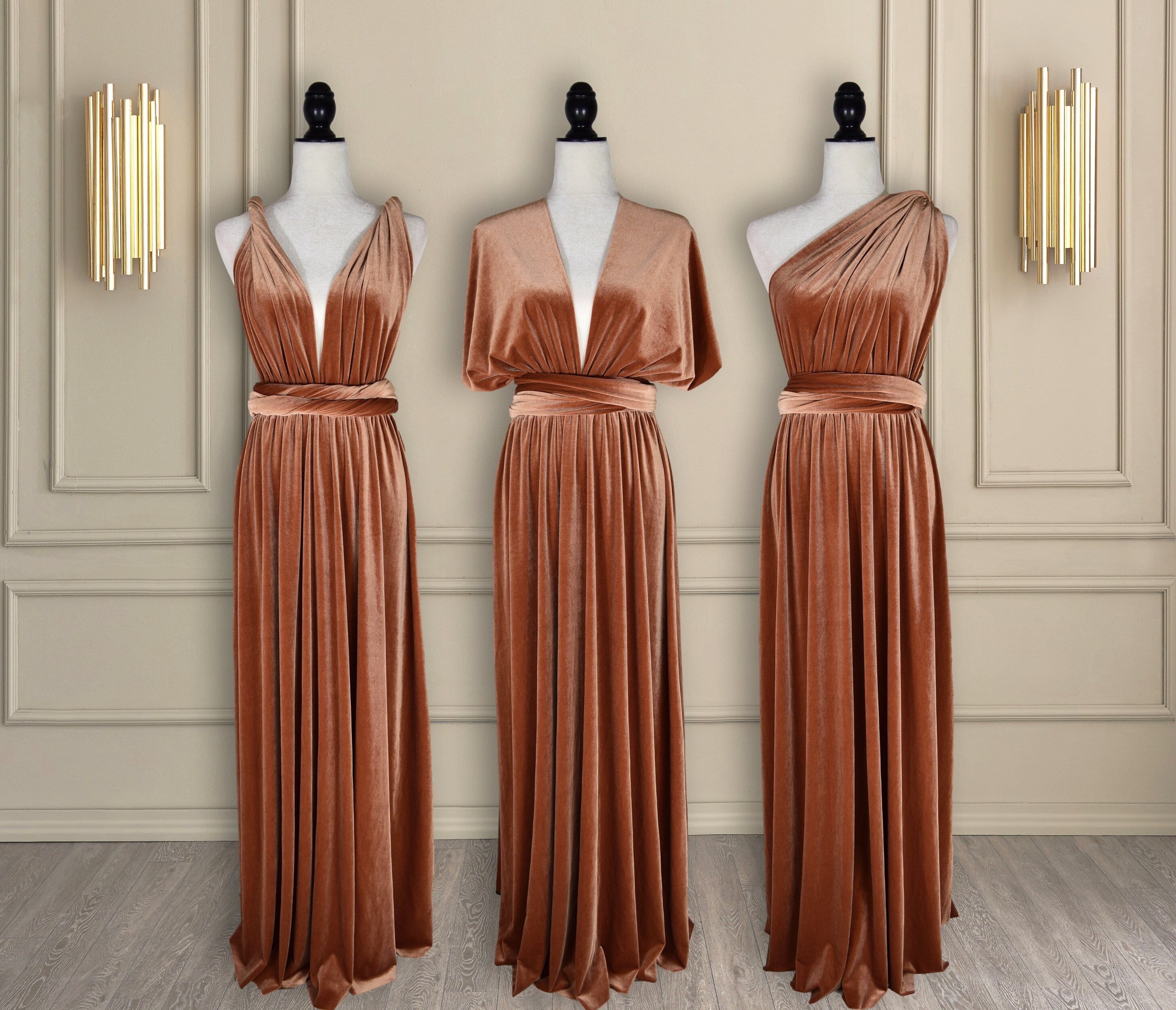 copper dress