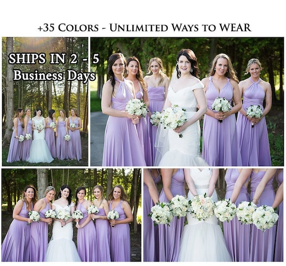 lilac bridesmaid dress