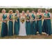 Teal green Wrap dress convertible bridesmaid dresses, infinity dress, sororities dress, infinity dress, prom dress, Ball gown
