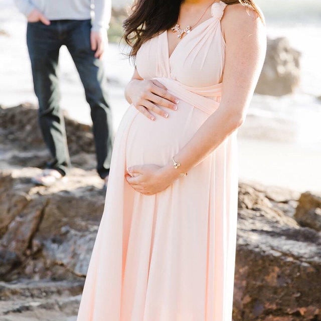 Blush Bridesmaid Dress, Infinity Dress, Convertible Dress, Maternity Gown,  Party Dress, Prom Dress: Multiway - Etsy