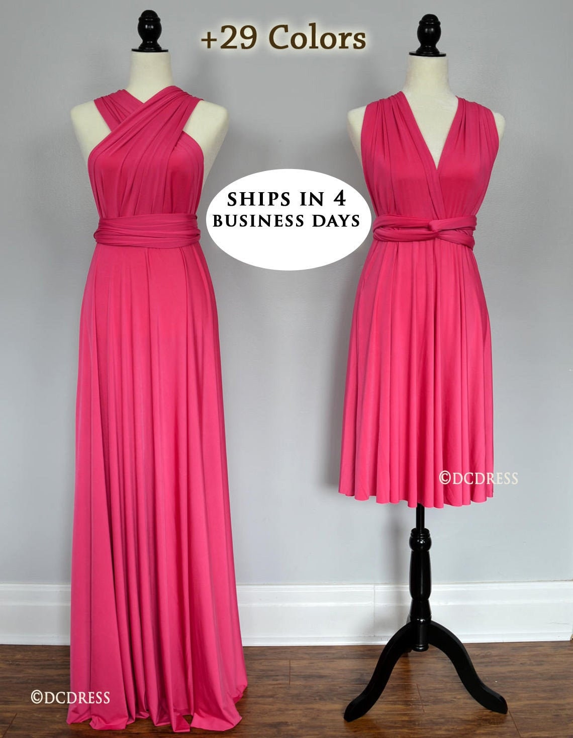 Fuschia pink infinity best sale dress