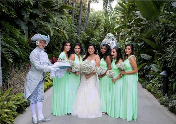 mint green bridesmaid dresses