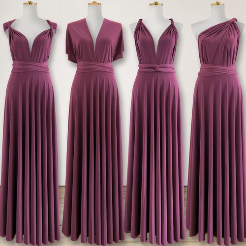 Cinnamon Rose Bridesmaid Dress Convertible Wrap dress, infinity Dress Multi-way Wrap Dress Maternity Dress Party Dress Plus Size & Petite