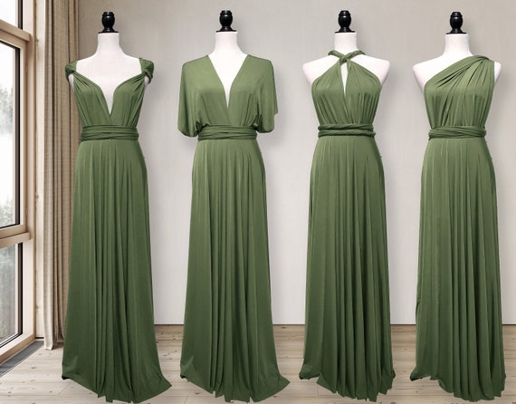 olive green dresses for wedding