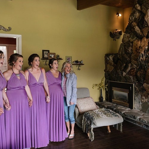 Wisteria Mauve Bridesmaid Dress Convertible dress, formal dress, infinity dress, coktail party dress, prom dress, Wedding Dress
