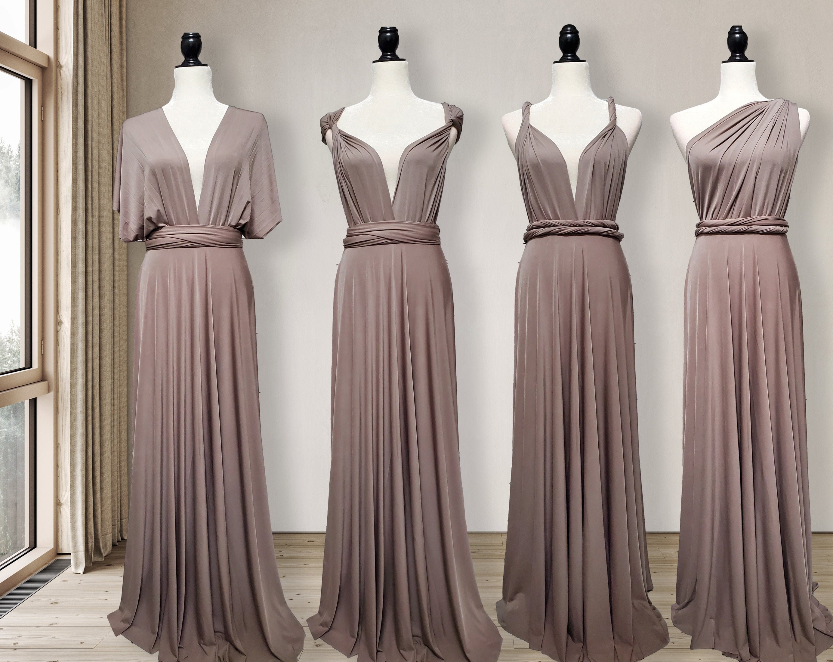 Taupe Bridesmaid Dress Mocha ...