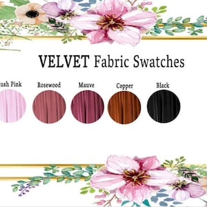 Velvet Fabric Swatches Fabric Sample for Convertible Dress / Infinity Dress/ Multiway Dress/ Multi Wrap Dress / Velvet Fabric