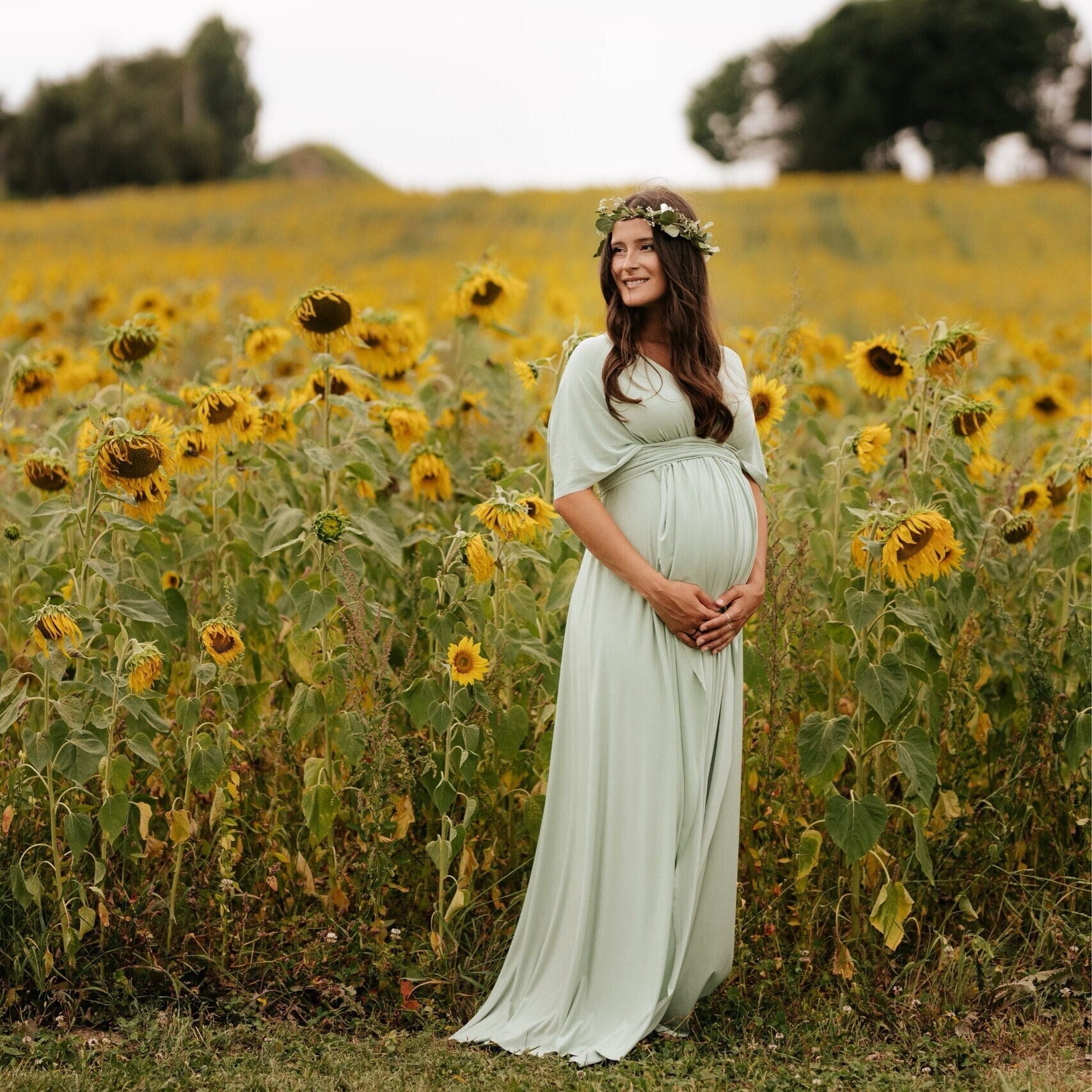 Baby Shower Maternity Dress 