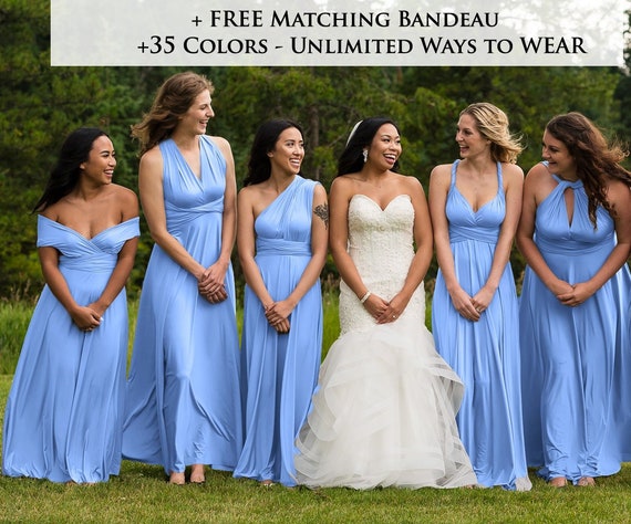 bridesmaid baby blue