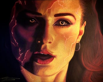 Dark Phoenix - Digital Download - Sophie Turner - X-Men - X-Men Dark Phoenix - X-Men Jean Grey - X-Men Gift