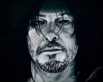 Daryl Dixon Pencil Drawing - the Walking Dead Fine Art
