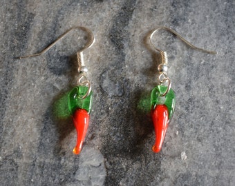 Red Chili Pepper Earrings