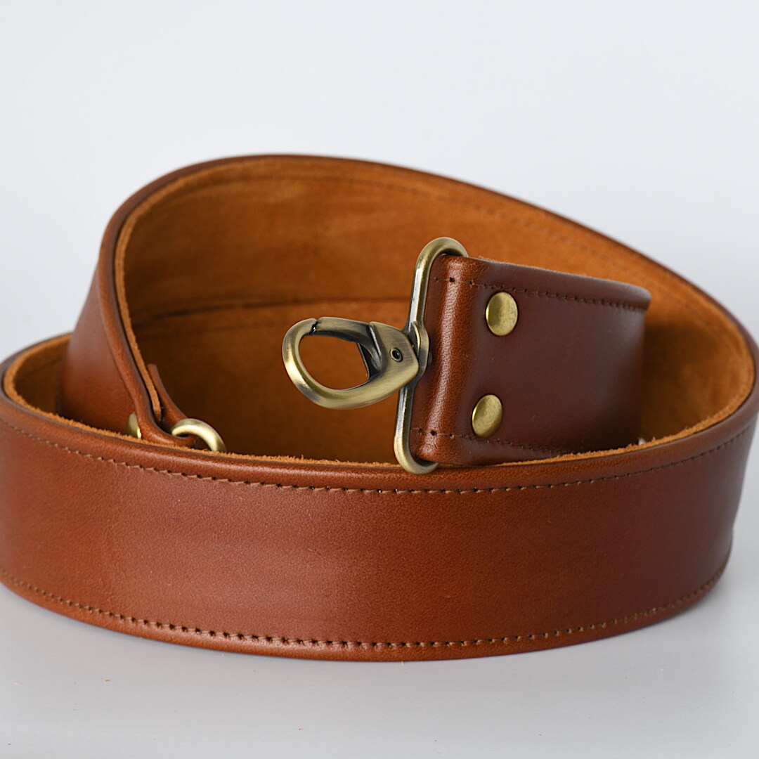 Heavy Duty Leather Strap Lined With Soft Suede for Camera Bag Tote Bag