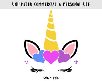 Download Free Unicorn Horn Svg Etsy SVG Cut Files