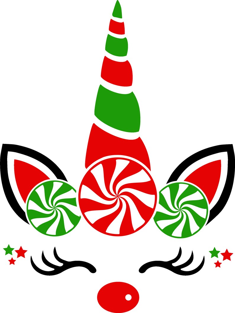 Download Christmas Unicorn SVG 4 Pack Christmas Unicorn SVG files ...