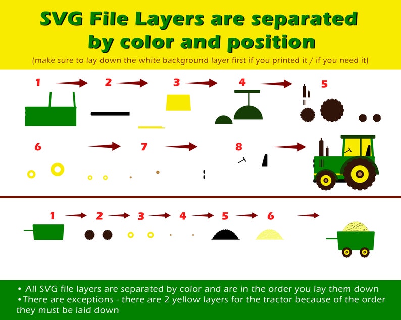 Free Free Layered Tractor Svg 3 SVG PNG EPS DXF File