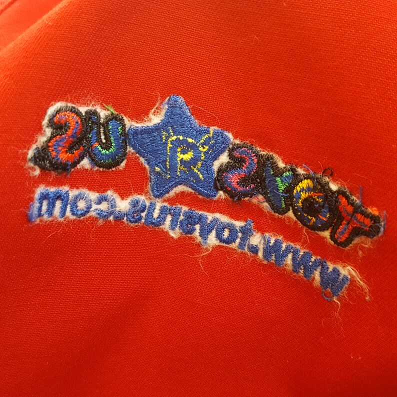 Vintage Toys R Us Uniform Shirt 3XL XXXL Red Short Sleeve Button Up Toy Store Employee