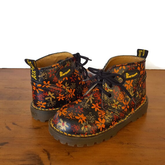 floral doc marten boots