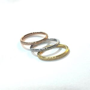 Plain Classic Dome Gold Band Ring 4mm Plain Gold Ring, Gold Band, 18k gold plated stacking gold ring, Minimalist ring, Women&#39;s gold band