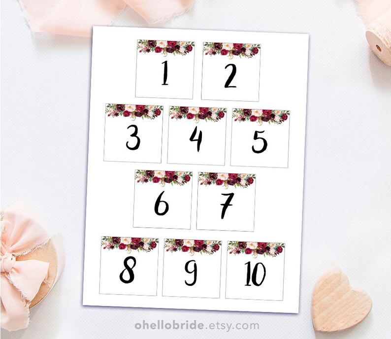 Printable Marsala Bridal Shower Games How Old Was the Bride - Etsy