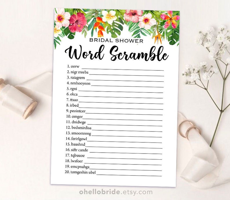 Printable Bridal Shower Games Printable - Il 794xN.3929486734 Gorz