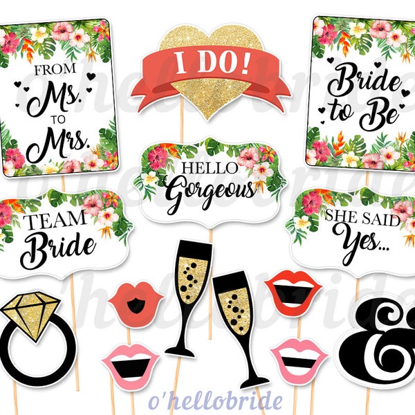 Tropical Photo Booth - Etsy