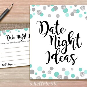 Printable Bridal Shower Games Printable Date Night Ideas for | Etsy Canada