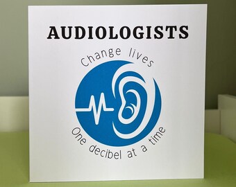 Audiologist Thank You Card: Inclusive Deaf Awareness Design