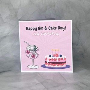 Biglietto di auguri BSL, amante del gin, linguaggio dei segni britannico, dattilografia BSL, biglietto accessibile, biglietto inclusivo, perdita dell'udito, consapevolezza dei sordi, per lei