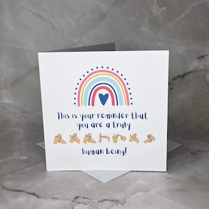 BSL Thank You Card: Deaf Culture Appreciation