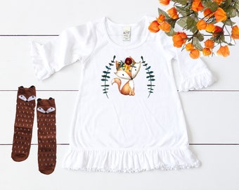 fox baby dress