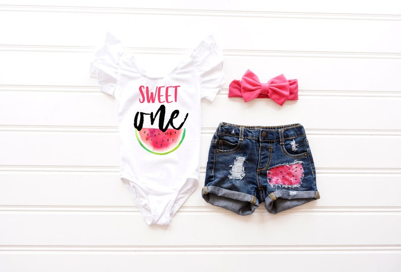 watermelon first birthday outfit