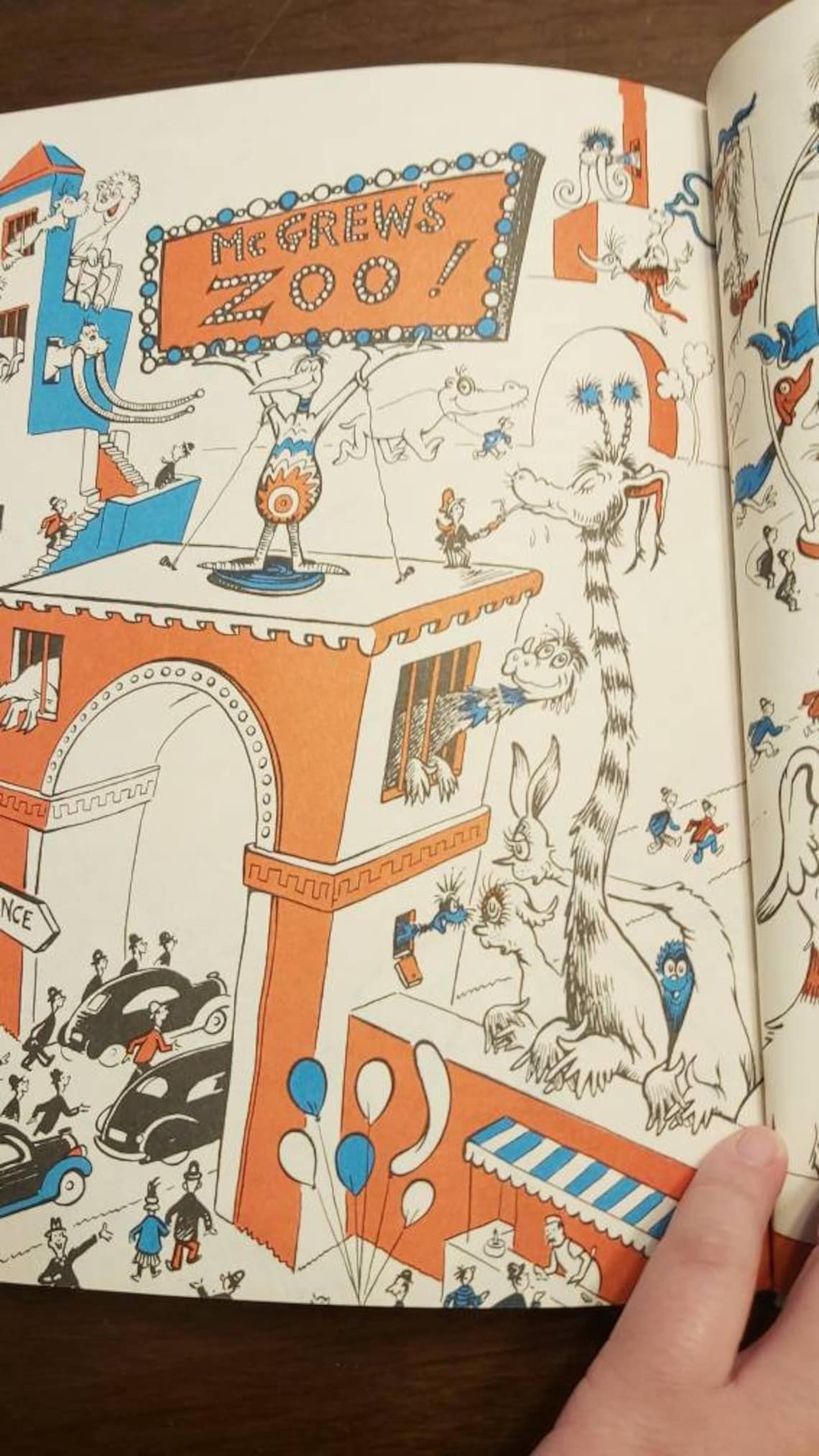 If I Ran The Zoo By Dr Seuss 1978 Childrens Book A Etsy