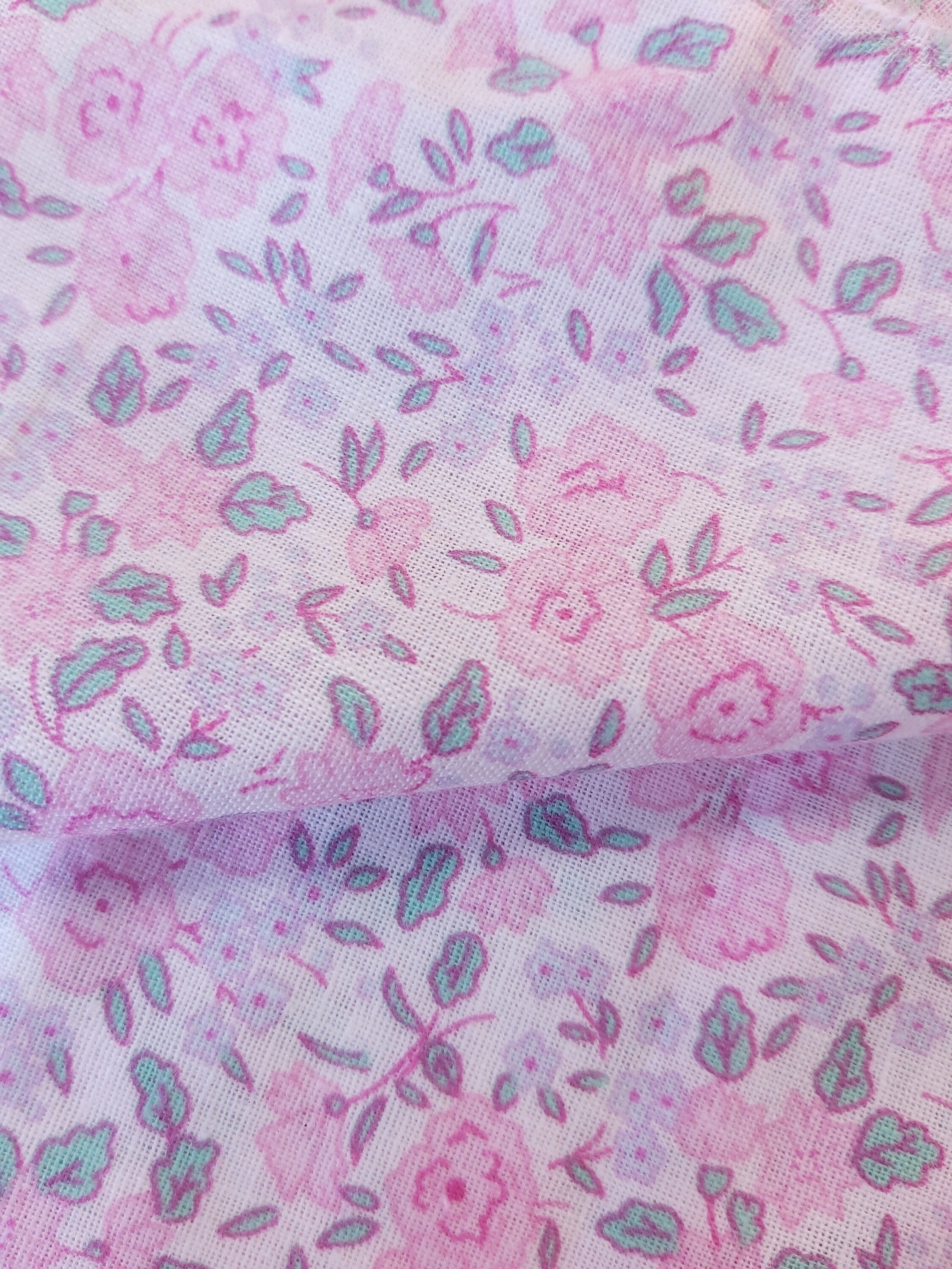 25 x 22 inches Lightweight Sheer Cotton fabric Pink Rose Etsy