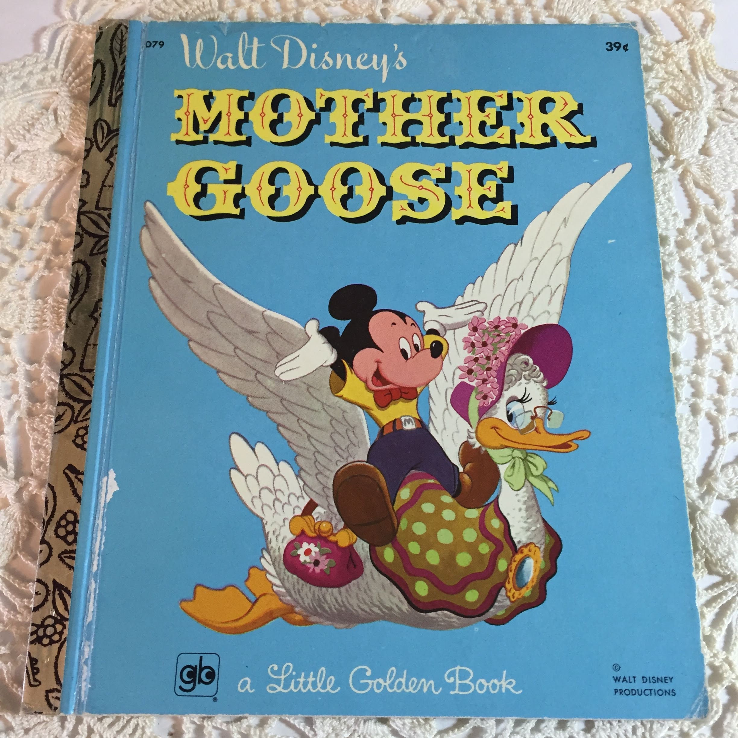 Walt Disney's Mother Goose by Little Golden Book. 1973. - Etsy Singapore Walt Disney's Mother Goose by Little Golden Book. 1973. - Etsy Singapore