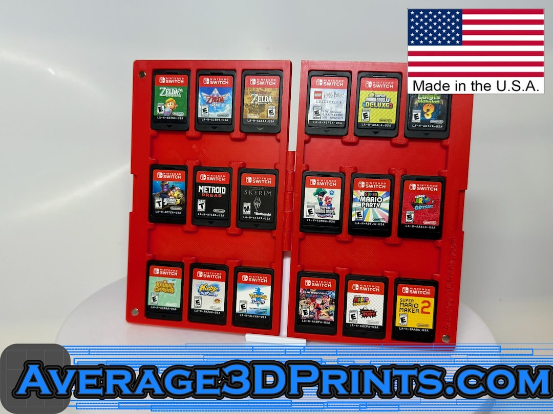 Nintendo Switch/switch 2 Game Cartridge Holder Case - Clamshell - Etsy