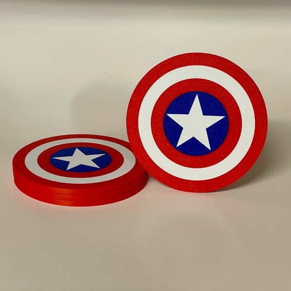 Coasters - Captain America Inspired