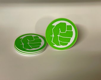 Coasters - The Incredible Hulk Inspired
