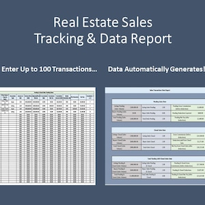 Real Estate Sales Transactions and Goal Tracker