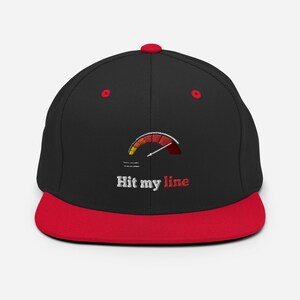 Men&#39;s &#39;Hit My Line&#39; Embroidered Snapback Hat