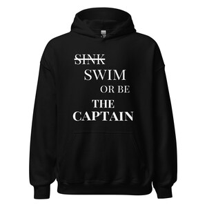 Men&#39;s &#39;Sink or Swim&#39; Drawstring Graphic Hoodie