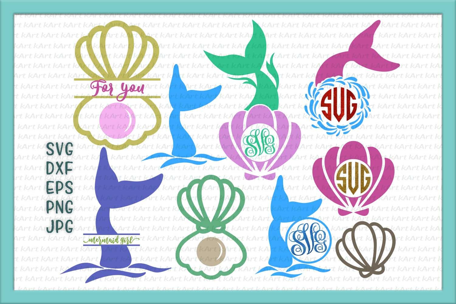 Free Free 56 Mermaid Tail Svg Etsy SVG PNG EPS DXF File