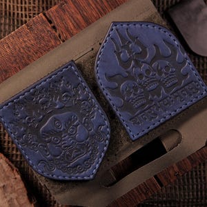 Leather patches "Bhairava. All-consuming Death"