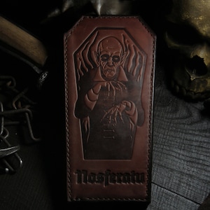 Long wallet "Nosferatu". Coffin