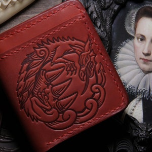 Wallet Dragon. Coat of arms. Elizabeth Bathory.