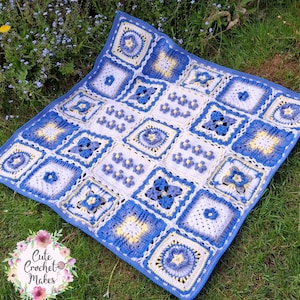 Forget Me Not Crochet Blanket Pattern  PDF, Cute Crochet Makes