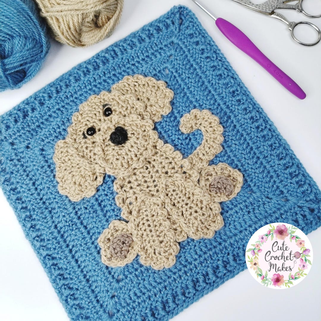 Crochet Labradoodle Applique Pattern PDF - Etsy