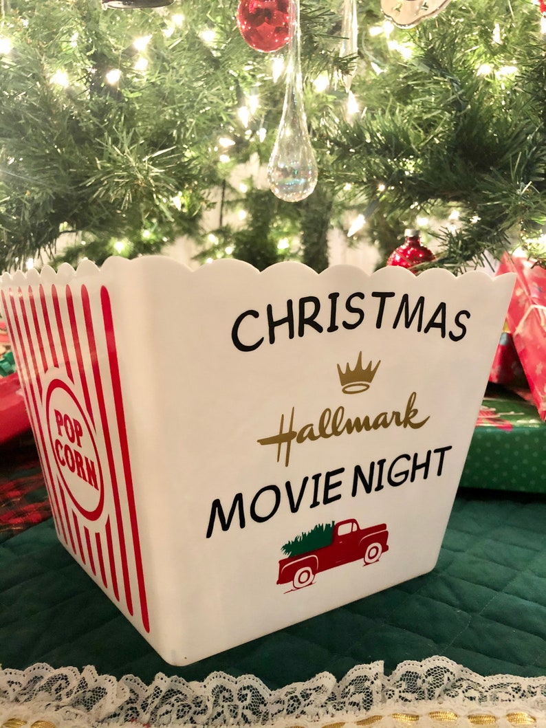 Hallmark Christmas Movie Popcorn Bucket Etsy
