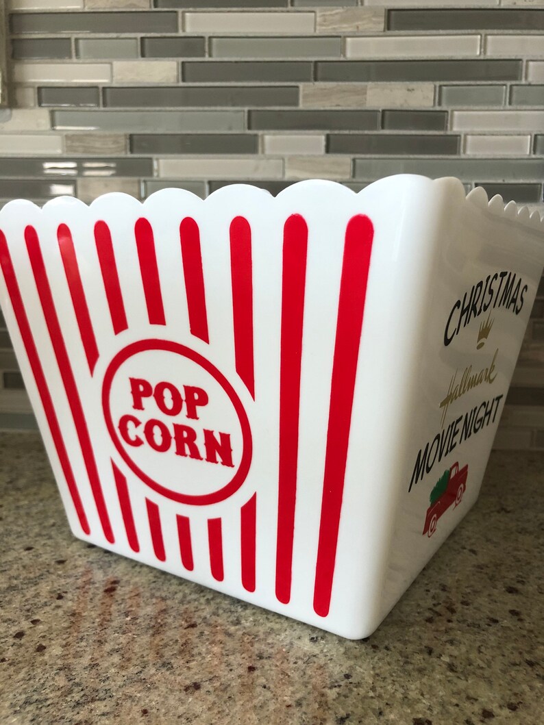 Hallmark Christmas Movie Popcorn Bucket Etsy